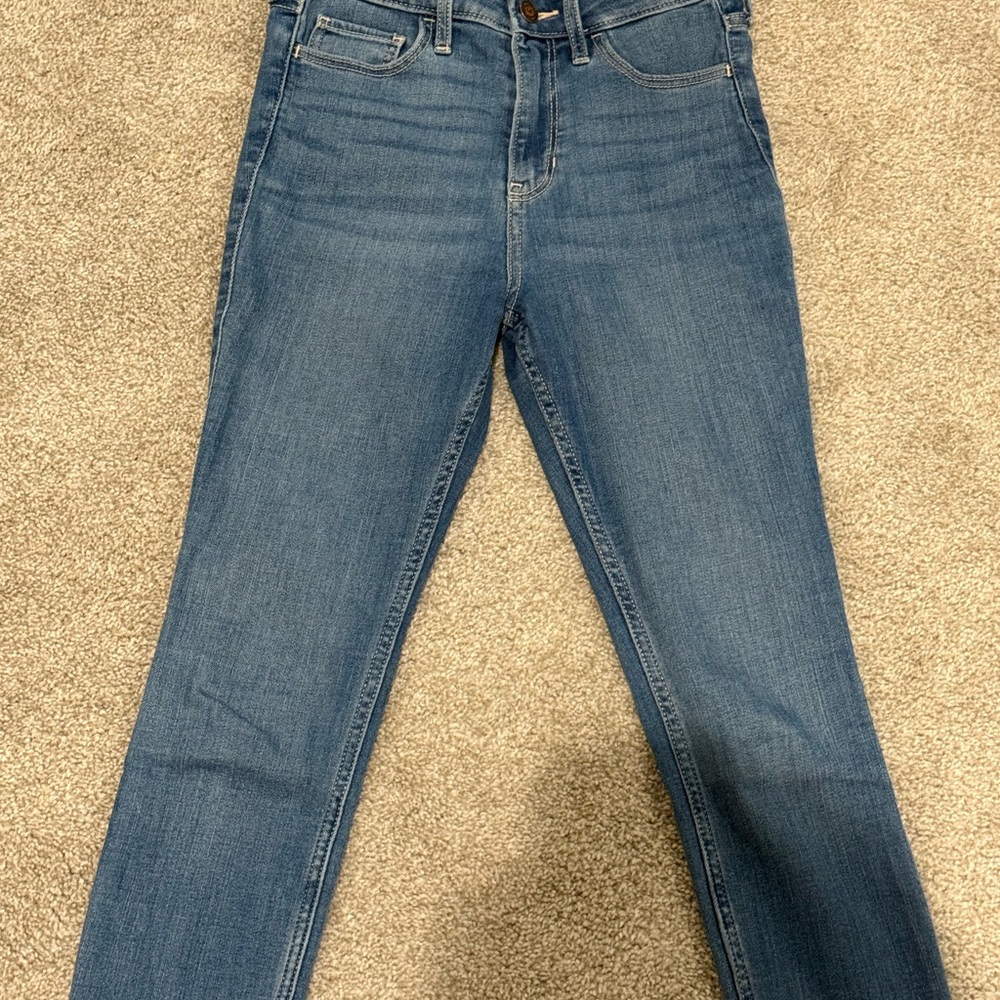 Hollister Women's Skinny Jeans in Classic Denim